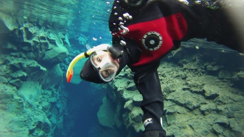 Snorkeling Between 2 Continents in Iceland Silfra Thingvellir