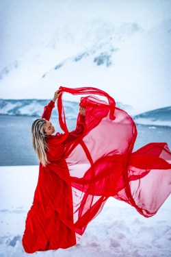 the girl who wears gowns in antarctica mylifesatravelmovie