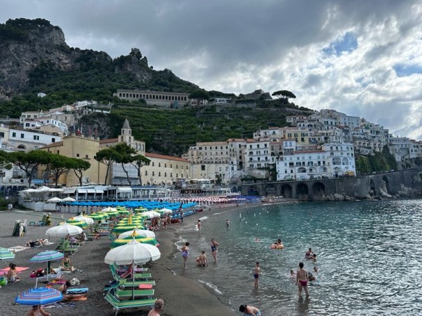 the town of Amalfi