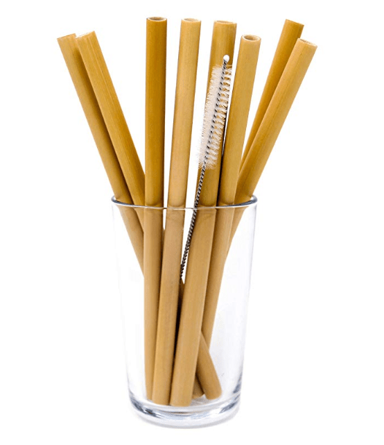 Reusable drinking straws are a great eco-friendly alternative to regular straws.