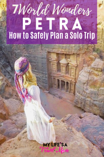 If you're a solo traveler wary about planning a trip to Petra, one of the New 7 World Wonders located in the Middle East, fear not! Jordan is a safe country, and this guide will help you safely plan a solo travel trip to Petra, complete with the best things to see and do like Petra by Night, and getting to the most popular view points! Definitely save this if you want to plan a trip to Petra!