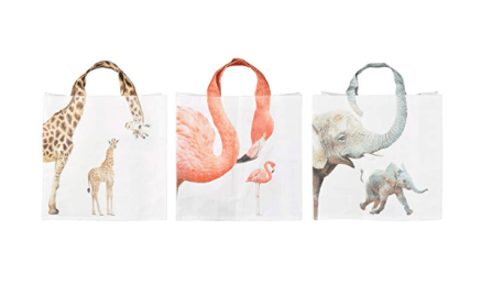 Reusable tote bags are an eco-friendly way to shop.