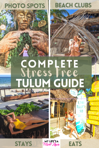 Tulum can be stressful and expensive if you don't know the ins and outs! Luckily I lived there and have created this complete stress free Tulum guide! From the best photo spots in Tulum, best beach clubs, where to stay, eat, and how to get around! Plus crucial safety information for Tulum! Read now or save for later!